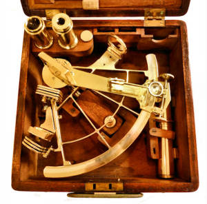 Vintage Brass Wooden Marine Octant Reflecting Instrument Quadrant Ship  Sailor Navigation Tool Nautical MarineBras Octant